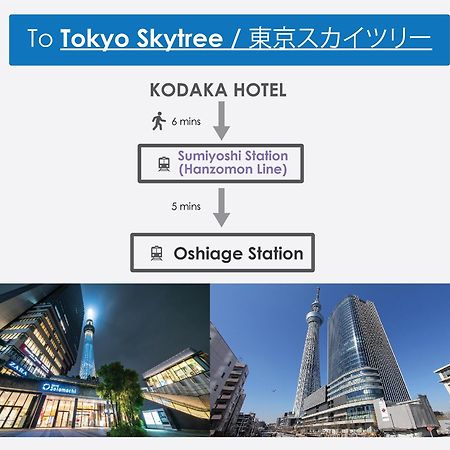 Kodaka Hotel Tokyo Tóquio Exterior foto